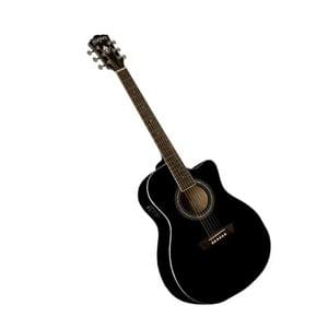 1579608042674-6.Washburn WG5SCEB Black Knight Series Acoustic Electric Guitar (2).jpg